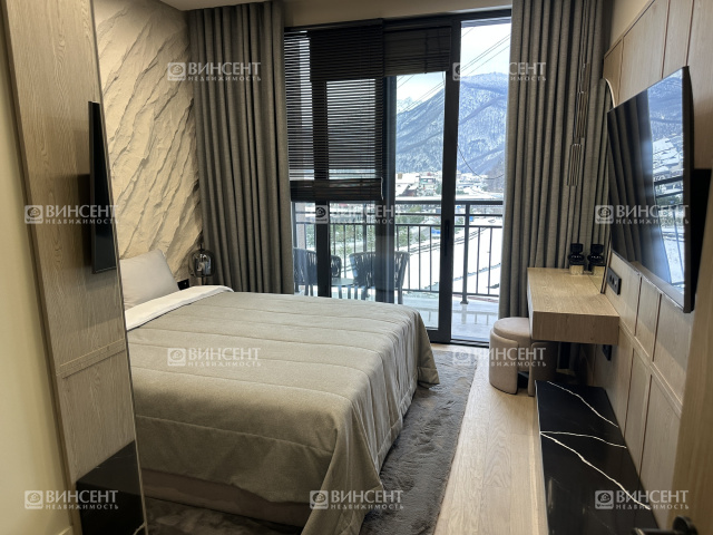 Элитная квартира на Роза Хутор с видом на горы
