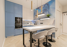 Квартира с дизайнерским ремонтом в ЖК "Метрополь"