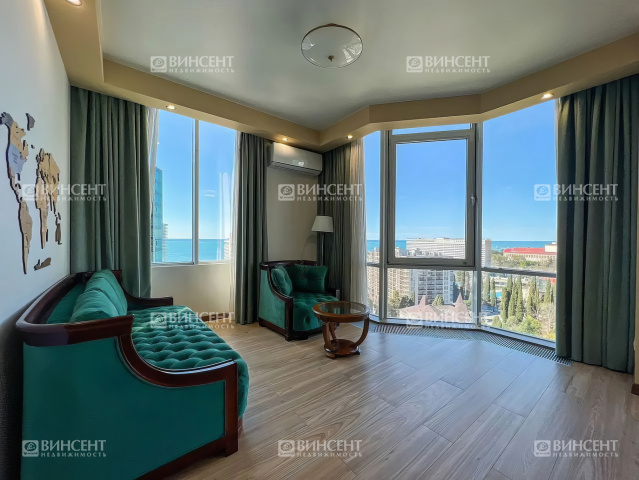 Квартира с видом на море в Золотом Треугольнике Сочи