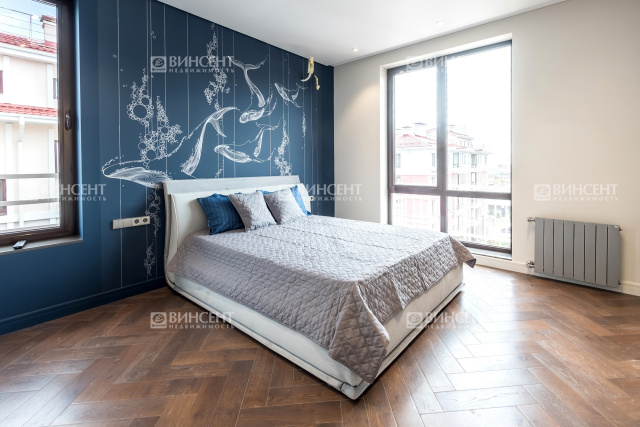 Дизайнерский 3-х комн. апартамент в Сириусе с видом на море