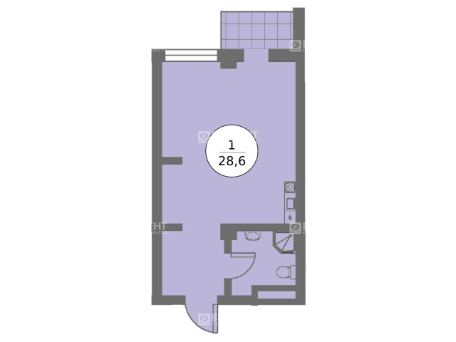 Квартира в ЖК Оливия (Olivia) с видом