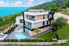 Эксклюзивная вилла в Сочи в стиле Hi-Tech с прямым видом на море