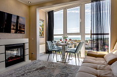 Стильная квартира в Сочи с видом на море и город