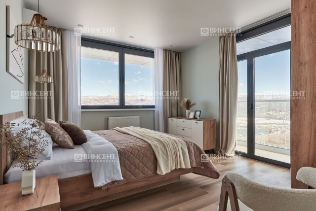 Квартира с прямым видом на горы