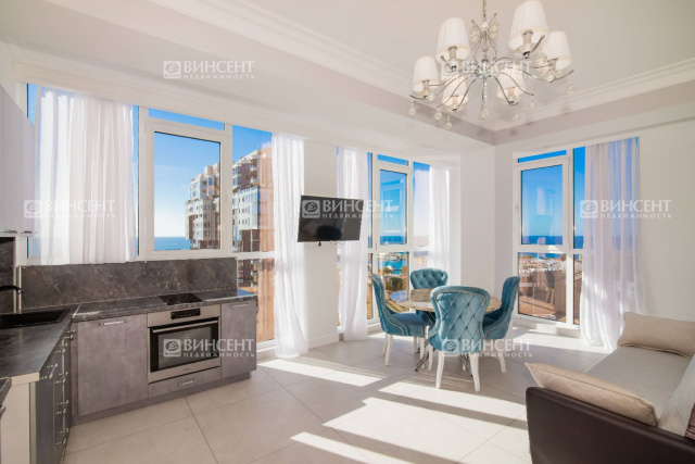 Квартира в элитном доме с панорамным видом на море