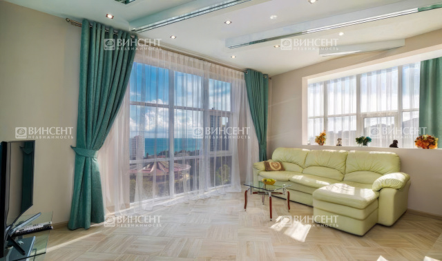 Квартира в Сочи в районе Светлана с видом на море