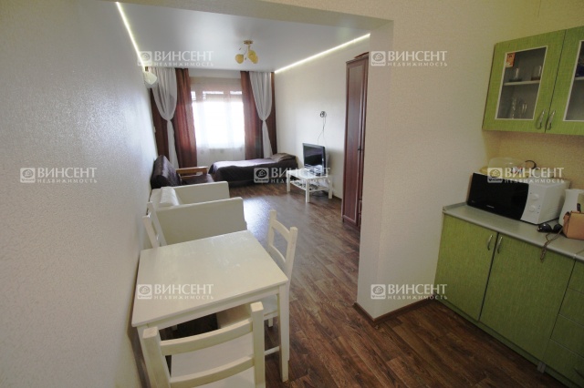 Квартира-студия у моря с ремонтом в доме бизнес-класса