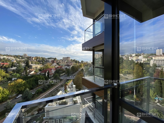 Квартира в Сочи с балконом и видом на море