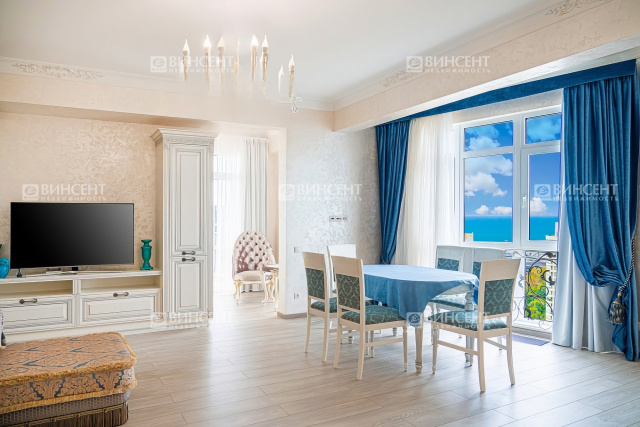 Вид на море в центре Сочи